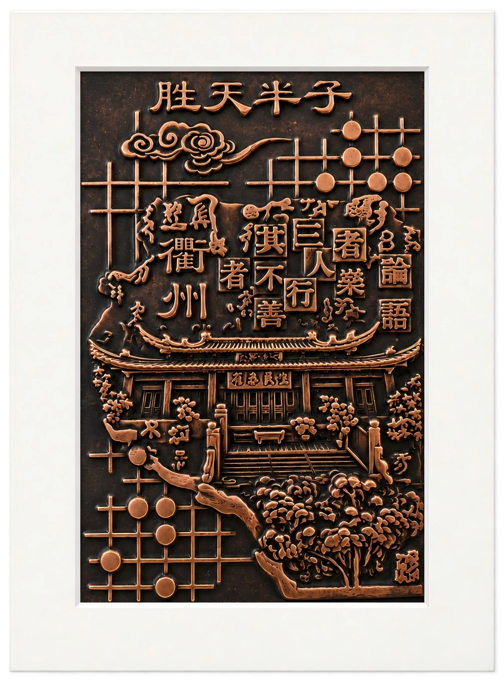 打铜画作品胜天半子